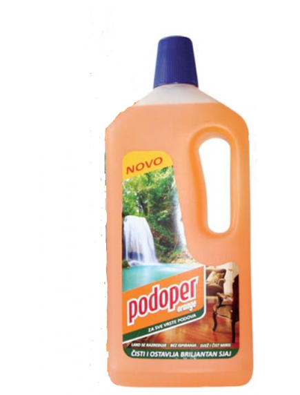SREDSTVO ZA PRANJE PODOVA- PODOPER ORANGE 1000ml